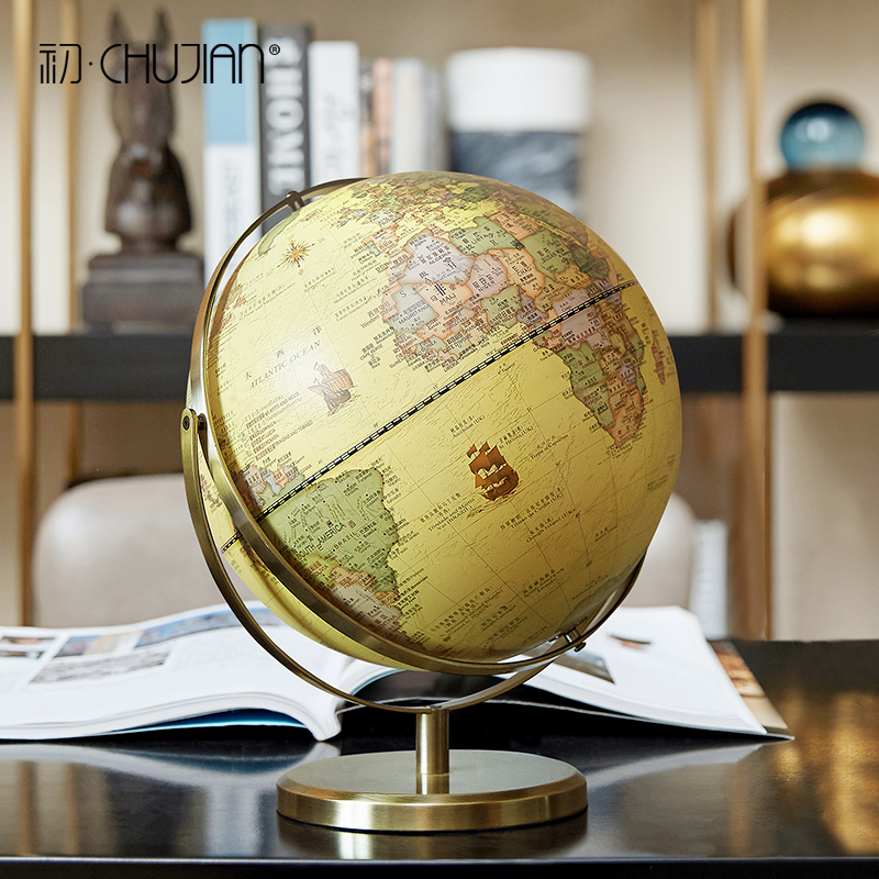 American retro earth instrument swing piece big number office desk decent board room home decoration furnishing students with high definition