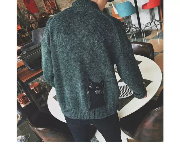 Ins siêu lửa áo len nam học sinh lỏng lẻo phiên bản Hàn Quốc của xu hướng áo len gió mùa thu và áo len mỏng mùa đông áo sweater nam