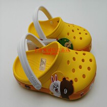 Connie Rabbit Bear Girls Boys Wear-resistant Sandals Non-slip Beach Hole Shoes Baby Sandals 206307