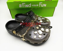 New cave shoes summer womens shoes fashion translucent sparkling clog beach non-slip sandals 206702