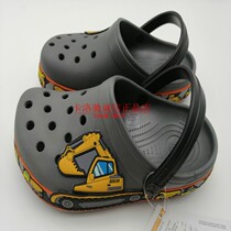 Childrens shoes childrens Kaluo class excavator pattern primary school students beach shoes mens and womens hole baby sandals 204983