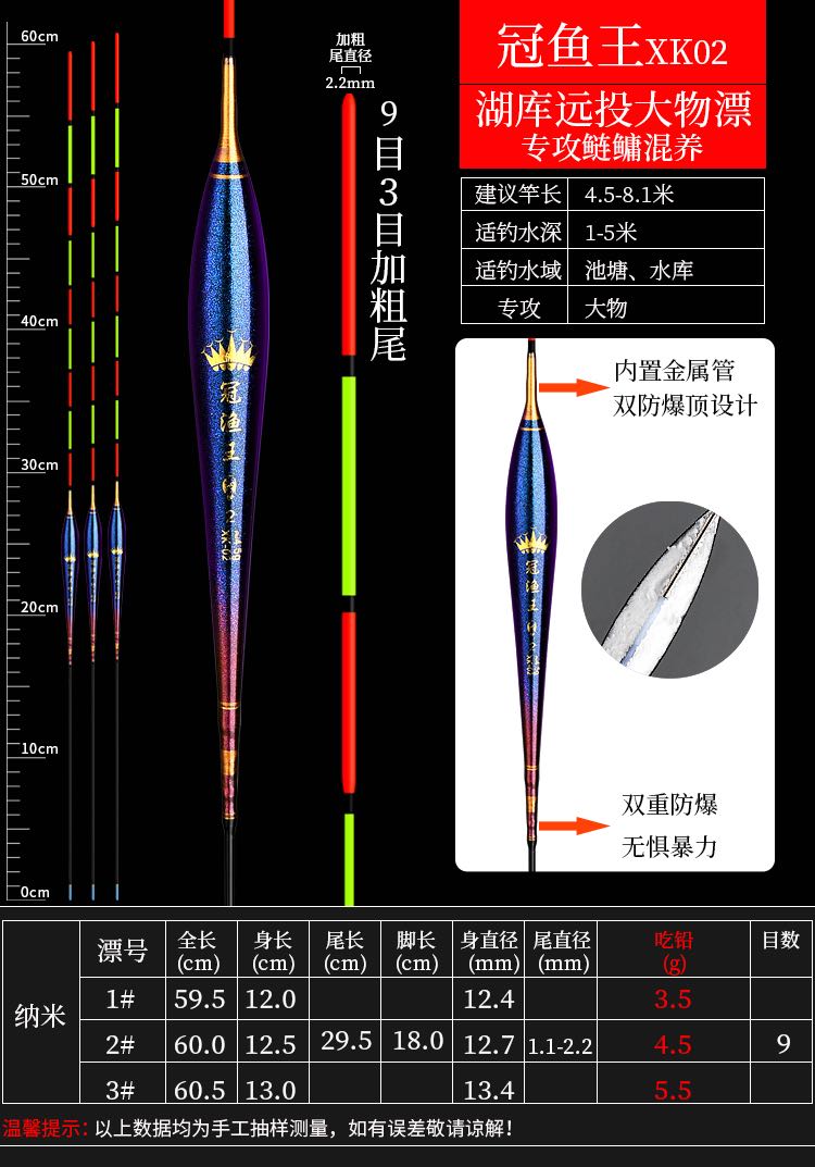 Crowe King Explosion-proof Big Strike Trip and Rouge Big Tail Drift Fish New Driff Fish