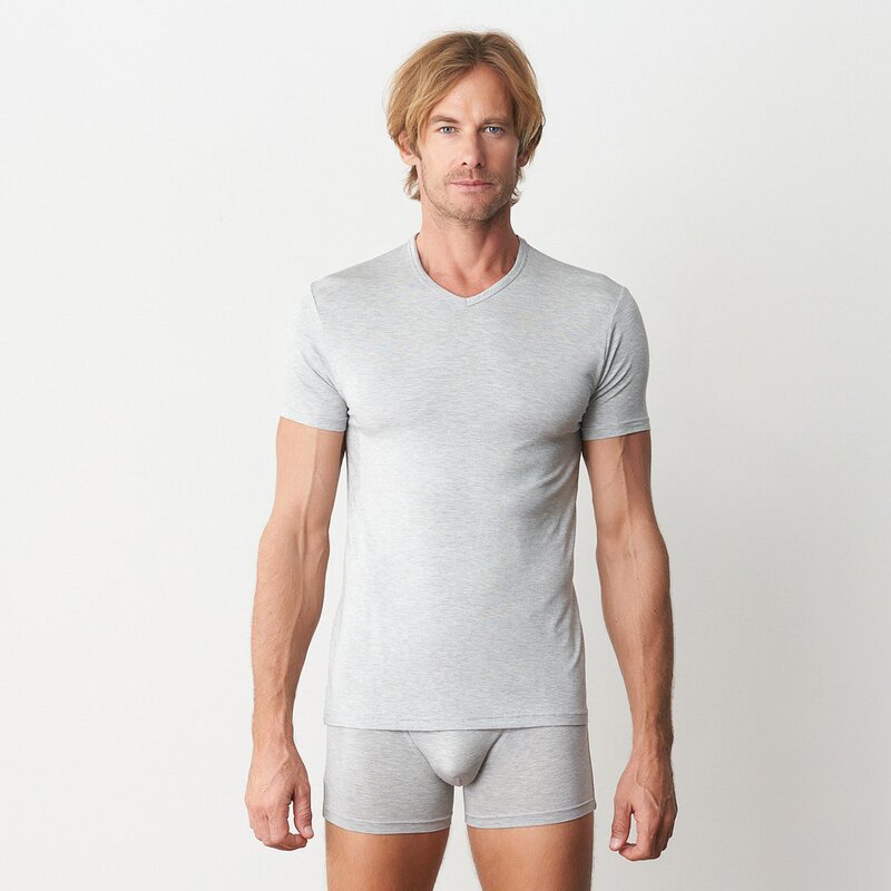 Tani Tingyi Brand Men's Underwear V-Neck Modal T-Shirt Summer Plus Size Undershirt Thin Sweatshirt Tani Tingyi Brand Men's Underwear V-Neck Modal T-Shirt Summer Plus Size Undershirt Thin Sweatshirt