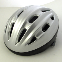 (Exported to Sweden original order clearance) Silver Black Roller Skating Bicycle Helmet V12 Large Medium Small Size