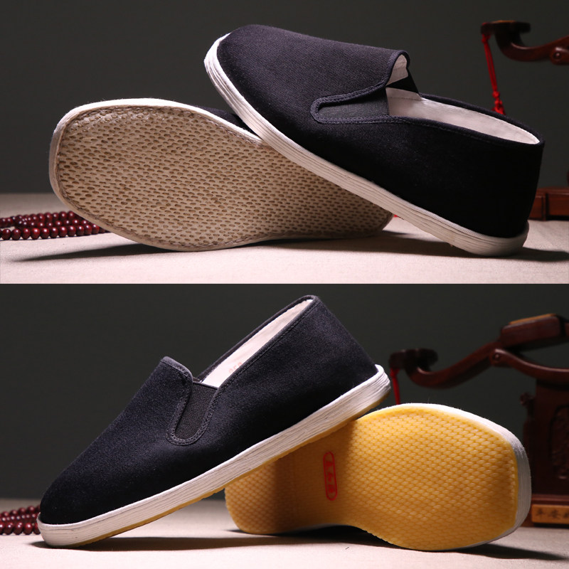 Taiheyuan old Beijing cloth shoes flagship store official men's summer tendon bottom non-slip soft bottom breathable handmade thousand-layer bottom