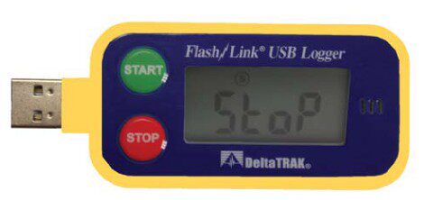US DeltaTRAK20917U disc-type disposable temperature recorder drug food refrigerated container