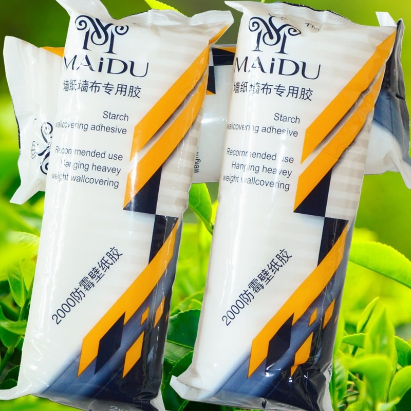 Wet adhesive sticky rice gum PVC unwoven cloth paper seamless wall cloth wall cloth frescoed accessories adhesive mildew environment and tasteless