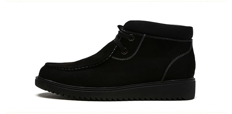 SHOEBOX Tủ giày mùa đông buộc giày nam cao đơn giản thời trang giày ngắn nam ủng 1115617043 boot cổ ngắn