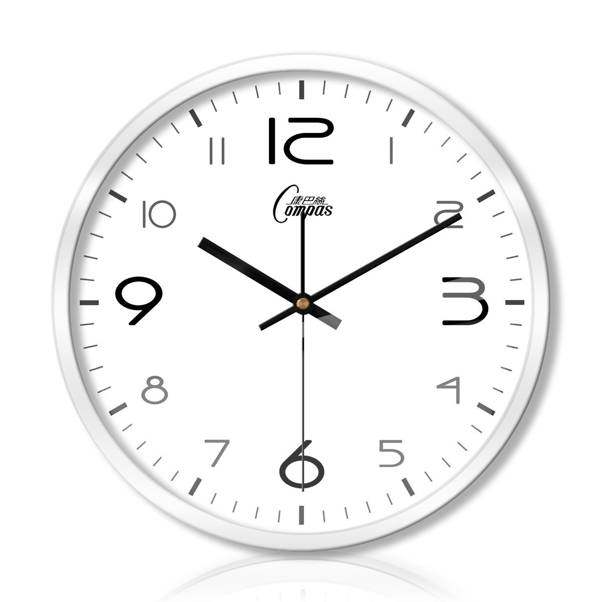 Kombus watch wall clock bedroom silent scan metal quartz clock creative minimal fashion 406