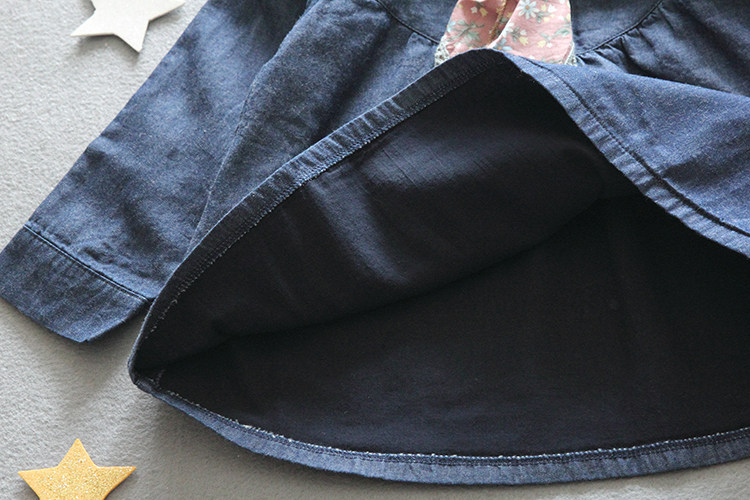 Chemise fille à manche longue en toile - Ref 2084785 Image 17