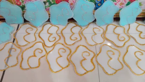 Детские танцевальные сны после снов Сянгюн Реквизит Performance, Yun Duo Duo's Children's Children's Pellact Baiyun 8 бесплатная доставка платины