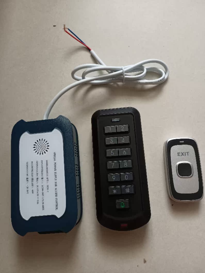 2 4G wireless access control machine wiring-free remote control unlock card password All electric lock magnetic lock