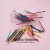 MuGo Korean word clip Candy color hair clip Hyuna with the same ins Bangs clip color side clip hair ornaments 50