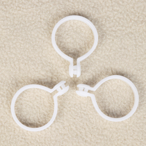 chuang lian quan luo ma gan live kou quan split ring buckle rings adhesive hook shower curtain rubber ring collar hanging huan huan kou Slipknot