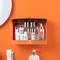 Cosmetic Storage Box Wall-mounted Free Dust-Proof Domestic Large Capacity Toilet Hanging Wall Bathroom Shelve