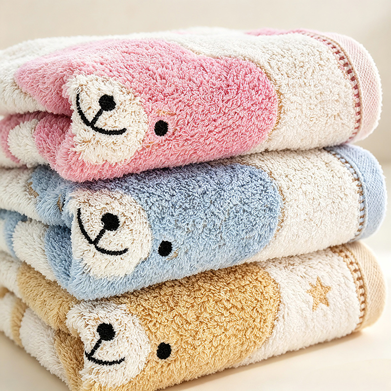 100% Cotton Loftex Matte Bear Towel Cartoon Adult Unisex All-Cotton Household Bath and Face Towel Absorbent and Soft 100% Cotton Loftex Matte Bear Towel Cartoon Adult Unisex All-Cotton Household Bath and Face Towel Absorbent and Soft