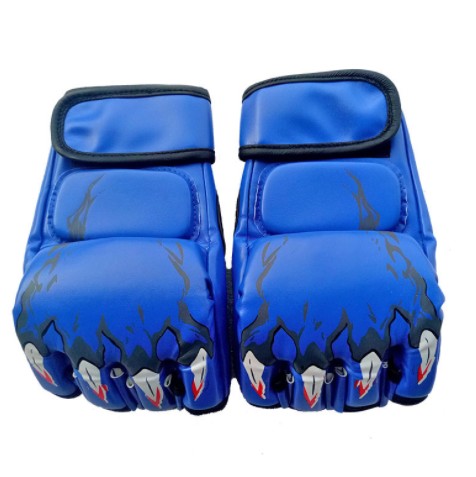 Junyuan Shield Boxing Gloves Sanda Gloves Finger Gloves Half Finger Boxing Fitness Gloves Thickened Tiger Claw Gloves
