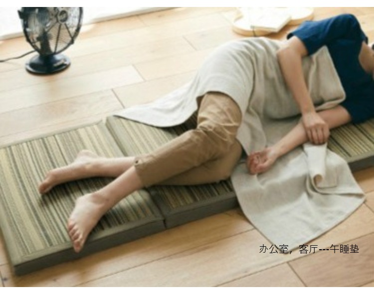 lưu trữ có thể gập lại thảm Shoulin kiểu Nhật tatami rơm dày tầng trệt ngủ pad thảm nap dày - Thảm sàn thảm xốp lót sàn 100x100 giá bảo nhiều