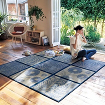 Japanese foldable rush mat tatami mat living room carpet childrens environmentally friendly breathable crawling game mat