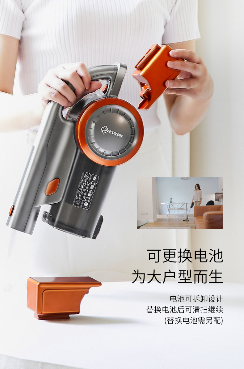 máy hút bụi công nghiệp cũ Đức không dây sạc máy hút bụi nhà quạt im lặng ngoài xe cầm tay lớn hút nhỏ hút lông thú cưng - Máy hút bụi