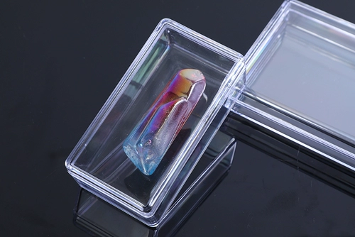 Портативная маленькая прозрачная пластиковая система хранения, ювелирное украшение, серьги, кольцо, аксессуар, коробка