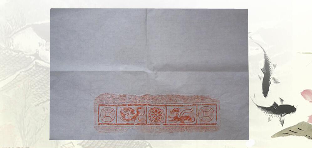Xuzhou special gifts handmade rubbings to visit friends abroad gifts gifts Han brick sketches Zhu Tuo