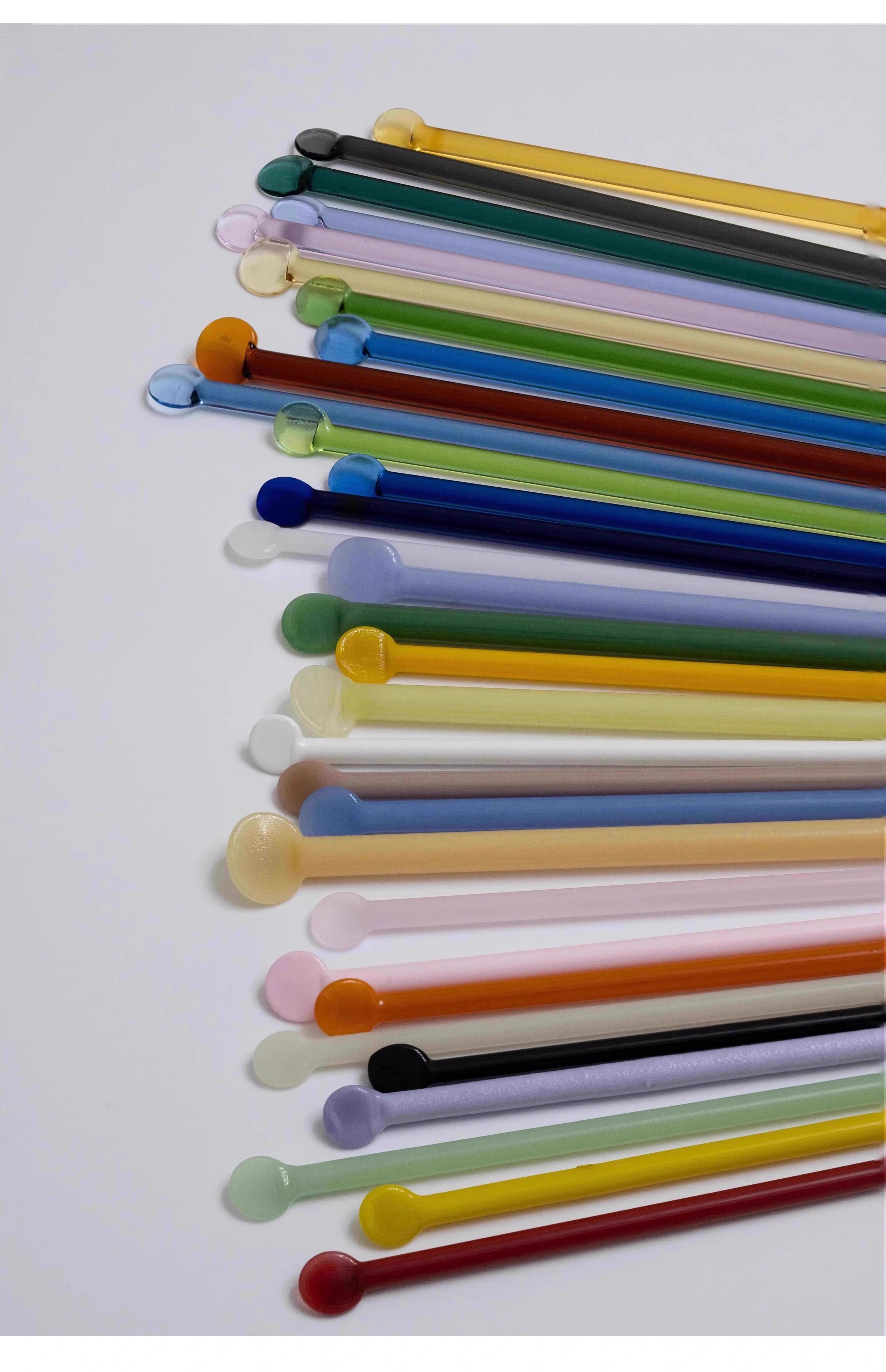 Специальное стекло 34色样品包高硼硅玻璃棒琉璃灯硬料可烧制灯工diy彩色材料莱克斯