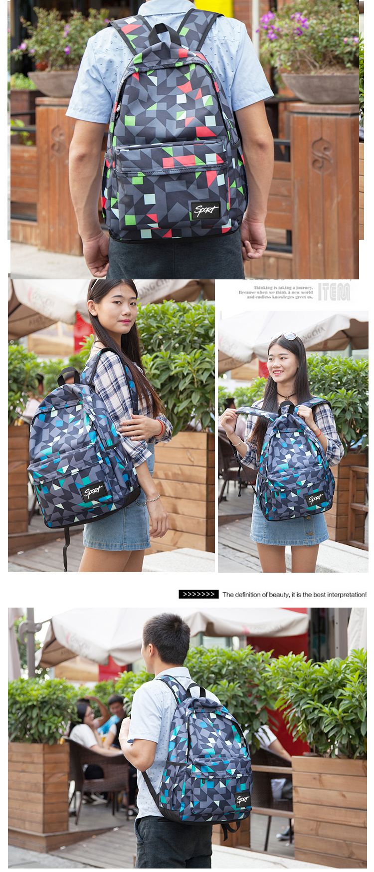 Sac à dos lycée - Ref 48149 Image 12