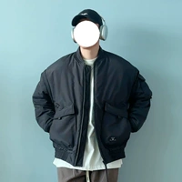 Демисезонная стеганая куртка подходит для мужчин и женщин, водонепроницаемая удерживающая тепло бейсбольная форма, пуховик, в американском стиле, увеличенная толщина