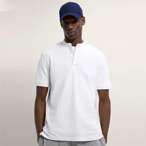 The number of manning pieces is not much ~ cloth textured fabric mens summer business casual standout polo shirts