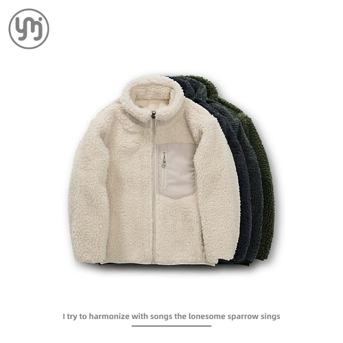 Демисезонная бархатная флисовая куртка с молнией, детская одежда, подходит для подростков, увеличенная толщина