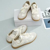 Нескользящая матовая полиуретановая летняя ретро белая обувь подходит для мужчин и женщин, для влюбленных