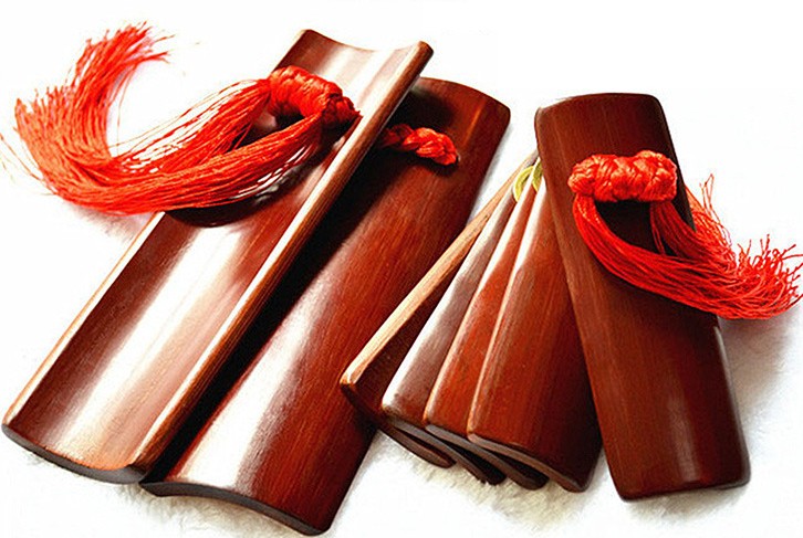 Professional performance of old bamboo children adult Tianjin Allegro bamboo sound bag size board single buy black red log coffee