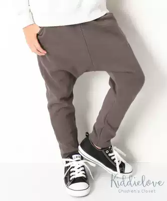 Kiddielove Japanese children's clothing devirock plus velvet warm Harun trousers Nursery commuting