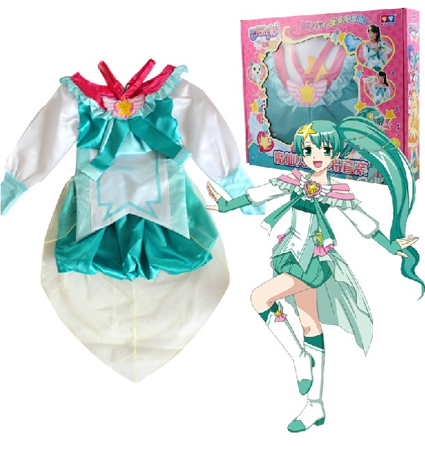 Little Magic Fairy Costume Outfit Beba Beba Cheerleading Magic Costume Children Cartoon Clothes Performance Performance Princess Dress