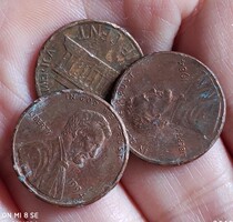 Poor 3 coins 1 set of American Lincoln commemorative coins about 20mm coin collection America