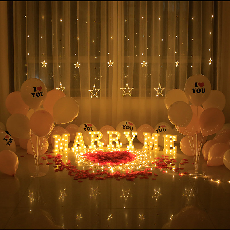 Court-marriage Placement Creative Goods Room Bedroom Romantic Props Scene Interior Table White God Instrumental Lamp Package Goddess Festival-Taobao