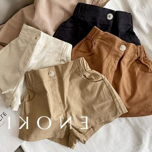 Летние шорты, штаны для девочек, в корейском стиле, свободный крой