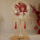 The bride's group fan gets married, new Chinese wedding fan, handmade diy material package, Xiuhe fan finished product, as a gift for the newlyweds