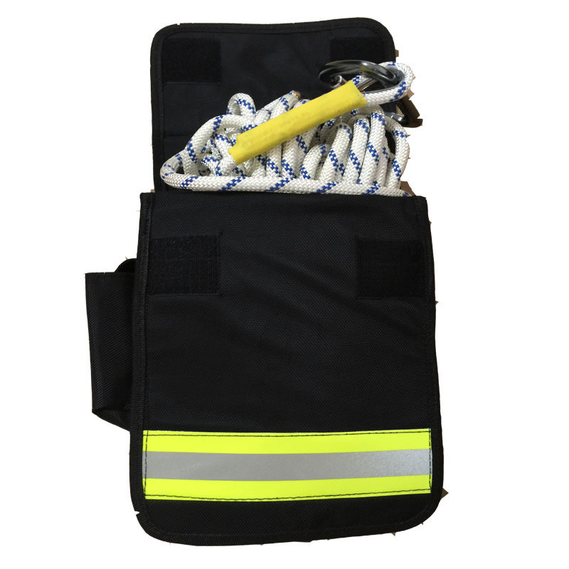 Light safety rope wrap waterproof with reflective strip waist axe bag Oxford canvas belt detection report pockets