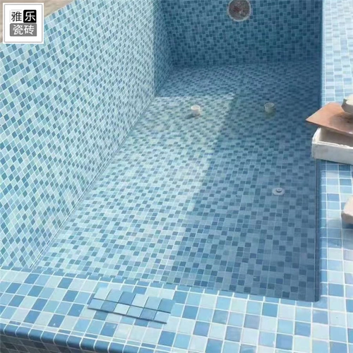 Бассейн, дорожная уличная лазурная мозаика