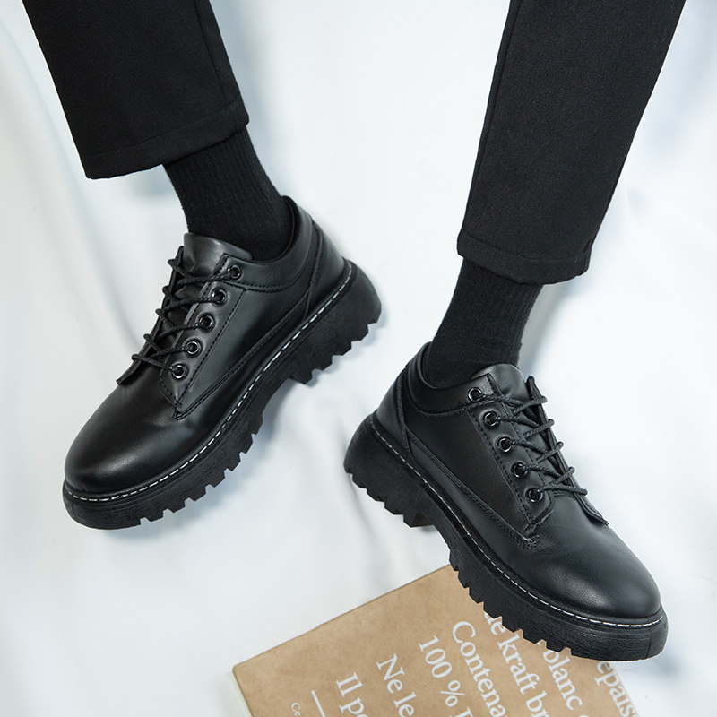 Fujiwara Nogawa original DK uniform men's shoes orthodox retro small leather shoes performance class uniforms low-top casual shoes