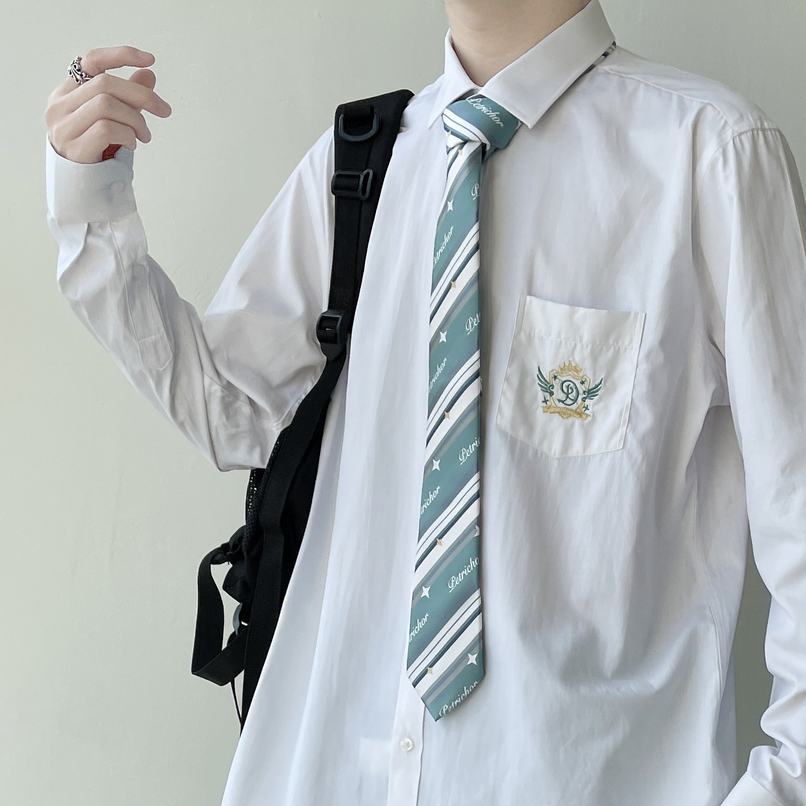 Fall and Winter DK uniform student dress long sleeve coat jk shirt Roora couple dress sweet shirt men senior