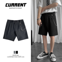 dk uniform mens 2021 summer new yuppie suits shorts men neutral wind academy wind 50% west pants pants tide