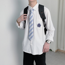 Fujiwara Nokawa original dk uniform mens orthodox couple jk shirt long-sleeved school season class uniform College style white shirt