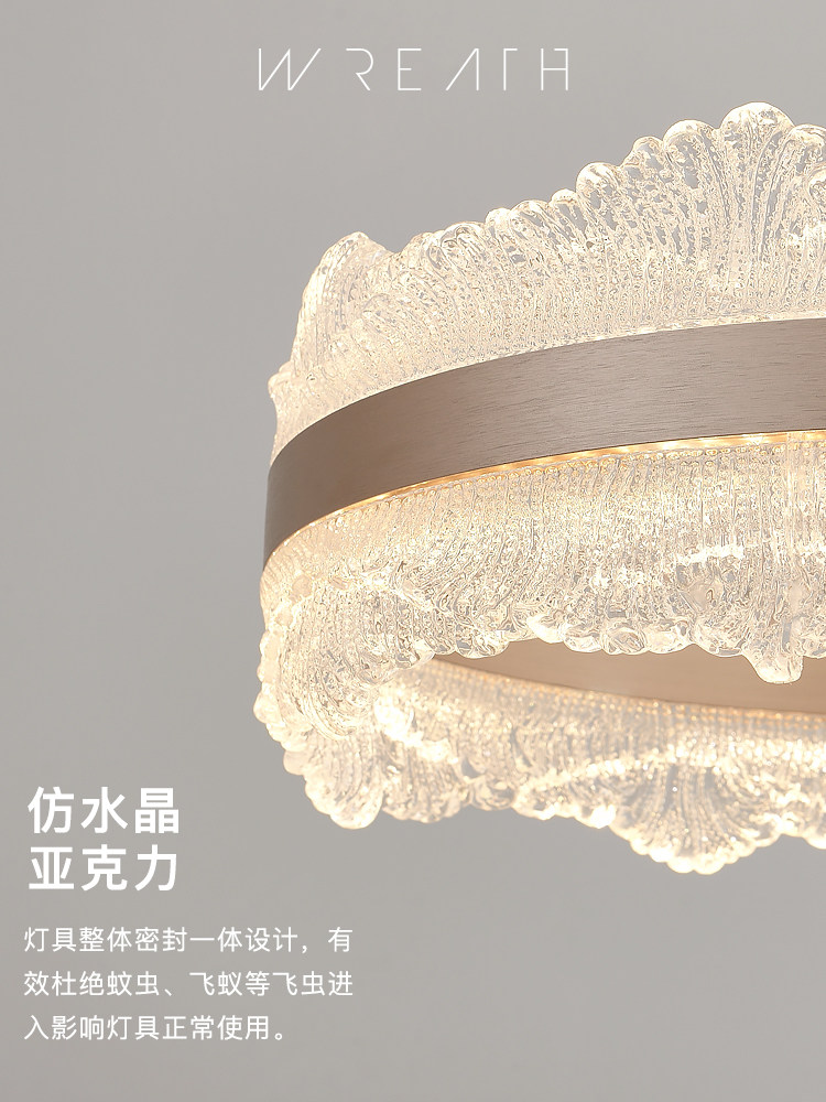 Modern Light Luxury Style Living Room Chandelier, High-End Design Main Light, 2026 New Italian-Style Round Atmospheric Main Hall Lighting Fixture