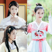 Han Operas new step thrilling IU Li knows the same style of hair decoration Han clothes Han clothes headwear hair dresser with butterfly cos