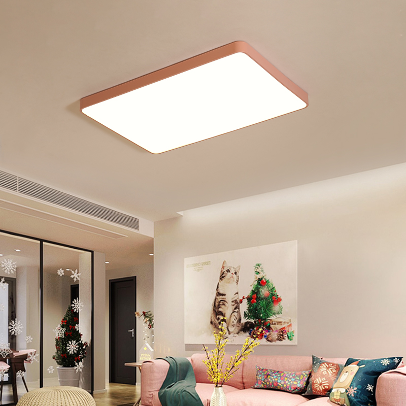 Usd 13 04 Ultra Thin Led Ceiling Lamp Bedroom Round Living Ceiling Lamp Type Wrought Iron