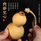 Natural opening gourd pendant decoration hollow size number text play with seedless hollow out real door living room bedside