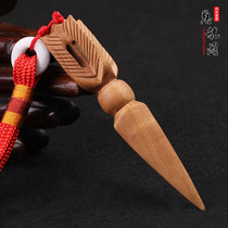 Peach Diamond pestle keychain Vajra Pestle pendant handlebar